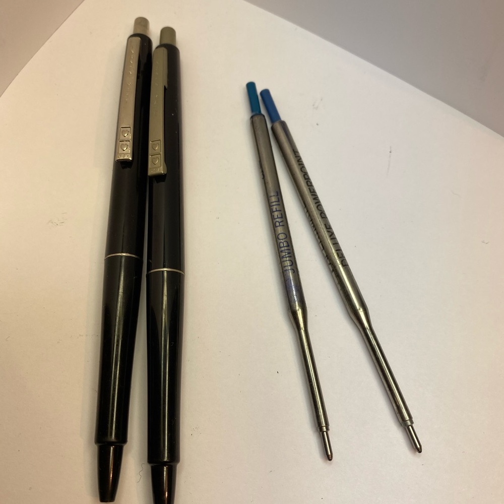 Vintage Paper Mate Double Heart Pens Ballpoint
